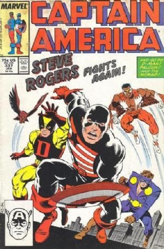 Cover of Captain America (Vol 1) #337. One of 250,000 Vintage American Comics on sale from Krypton!