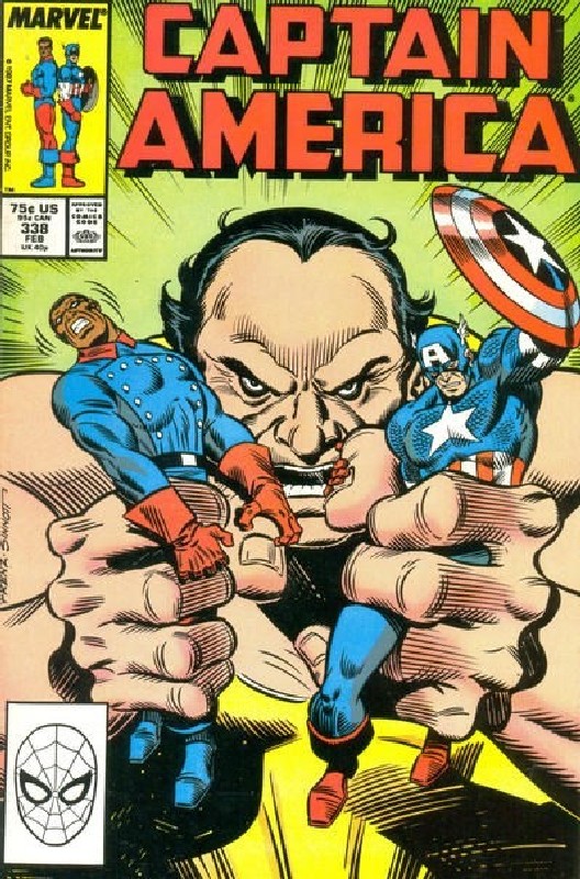 Cover of Captain America (Vol 1) #338. One of 250,000 Vintage American Comics on sale from Krypton!