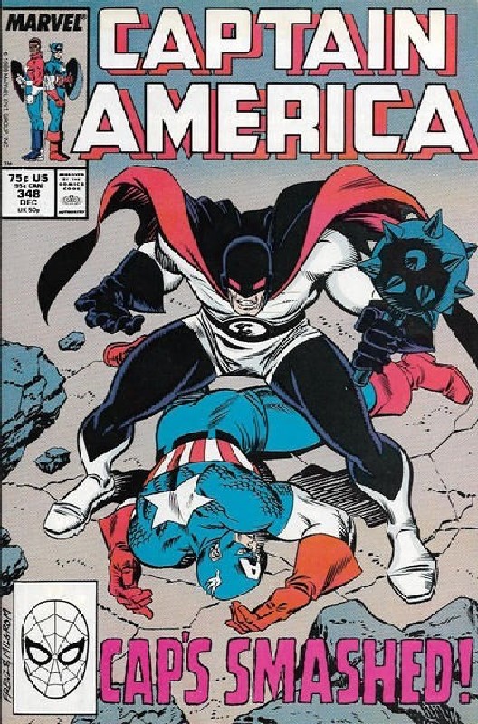 Cover of Captain America (Vol 1) #348. One of 250,000 Vintage American Comics on sale from Krypton!