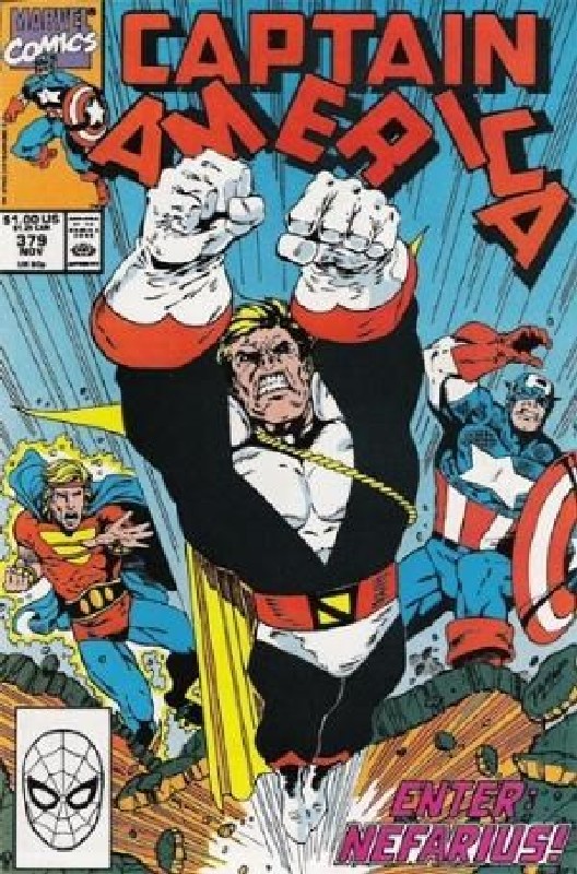Cover of Captain America (Vol 1) #379. One of 250,000 Vintage American Comics on sale from Krypton!