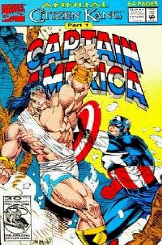 Cover of Captain America Annual #11. One of 250,000 Vintage American Comics on sale from Krypton!