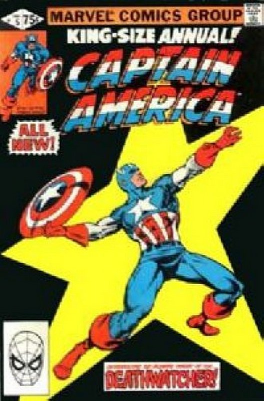 Cover of Captain America Annual #5. One of 250,000 Vintage American Comics on sale from Krypton!