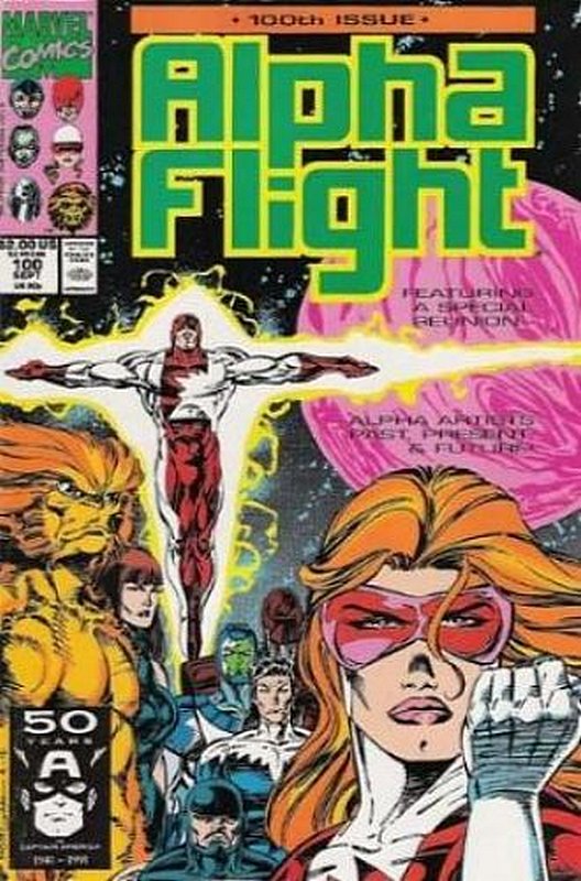 Cover of Alpha Flight (Vol 1) #100. One of 250,000 Vintage American Comics on sale from Krypton!