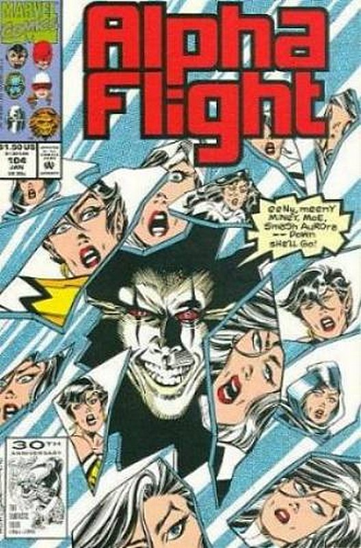 Cover of Alpha Flight (Vol 1) #104. One of 250,000 Vintage American Comics on sale from Krypton!