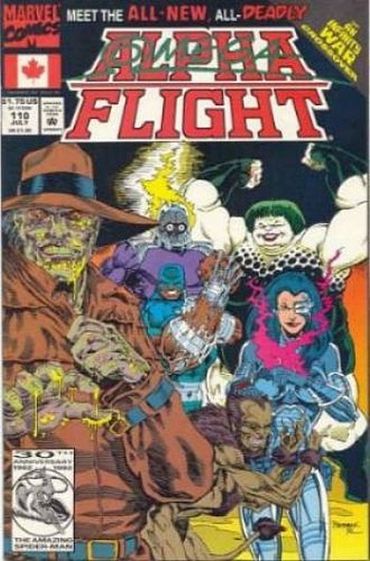 Cover of Alpha Flight (Vol 1) #110. One of 250,000 Vintage American Comics on sale from Krypton!