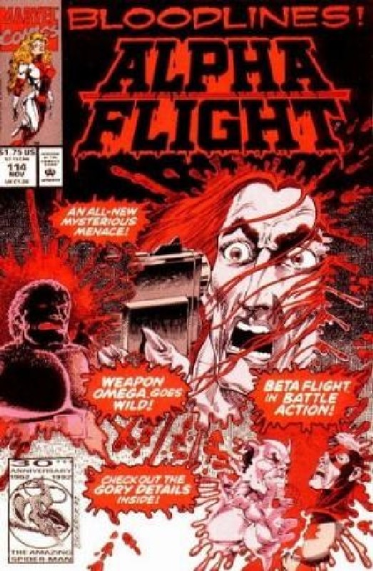 Cover of Alpha Flight (Vol 1) #114. One of 250,000 Vintage American Comics on sale from Krypton!