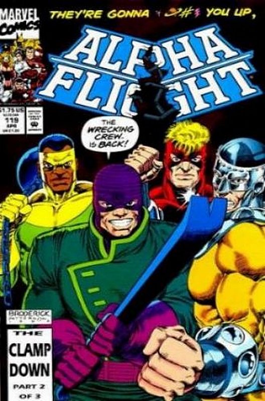 Cover of Alpha Flight (Vol 1) #119. One of 250,000 Vintage American Comics on sale from Krypton!