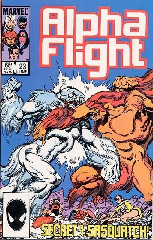 Cover of Alpha Flight (Vol 1) #23. One of 250,000 Vintage American Comics on sale from Krypton!