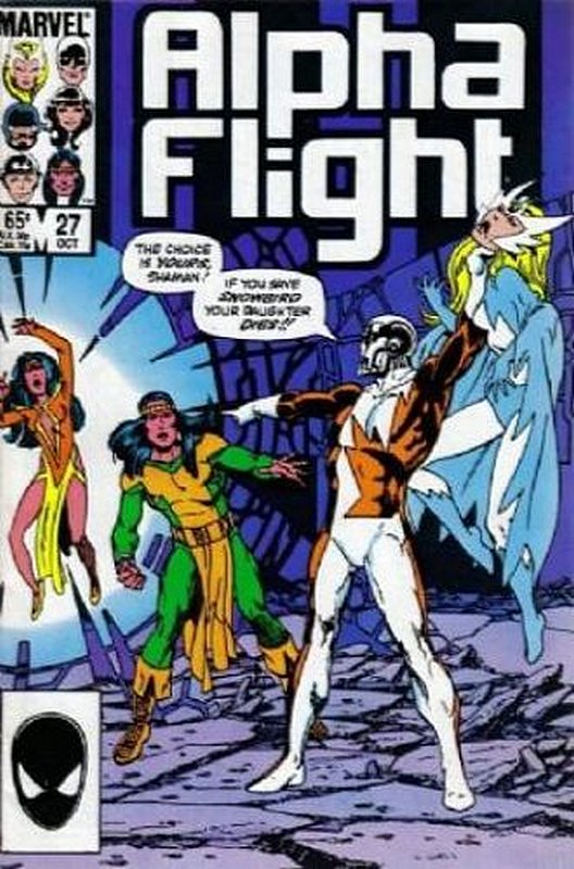 Cover of Alpha Flight (Vol 1) #27. One of 250,000 Vintage American Comics on sale from Krypton!