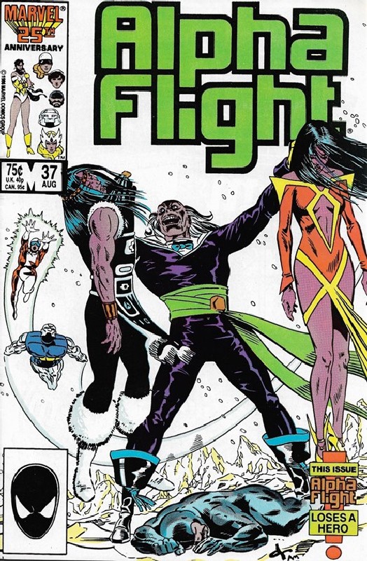 Cover of Alpha Flight (Vol 1) #37. One of 250,000 Vintage American Comics on sale from Krypton!