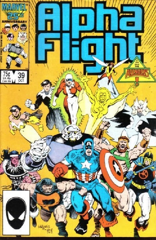 Cover of Alpha Flight (Vol 1) #39. One of 250,000 Vintage American Comics on sale from Krypton!