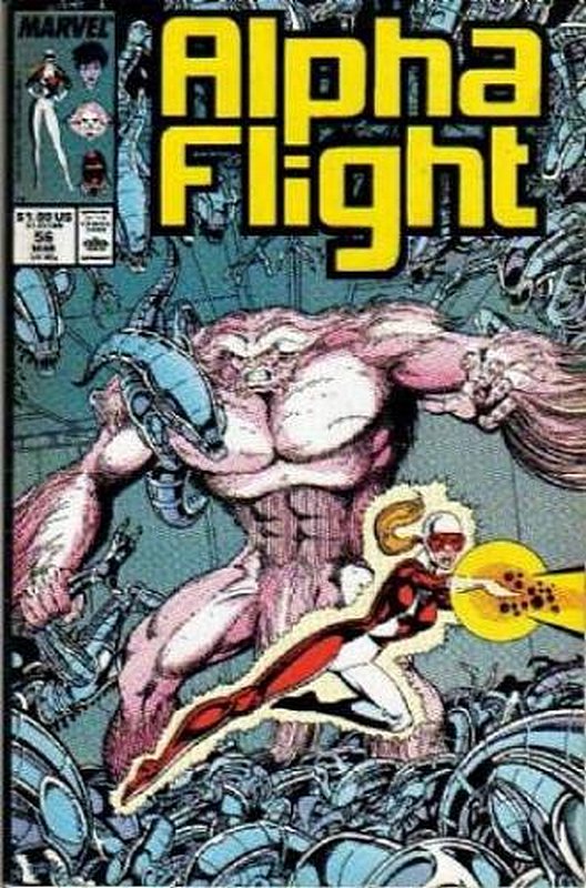 Cover of Alpha Flight (Vol 1) #56. One of 250,000 Vintage American Comics on sale from Krypton!