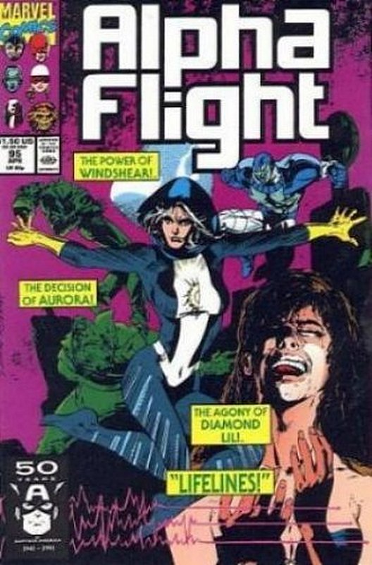 Cover of Alpha Flight (Vol 1) #95. One of 250,000 Vintage American Comics on sale from Krypton!
