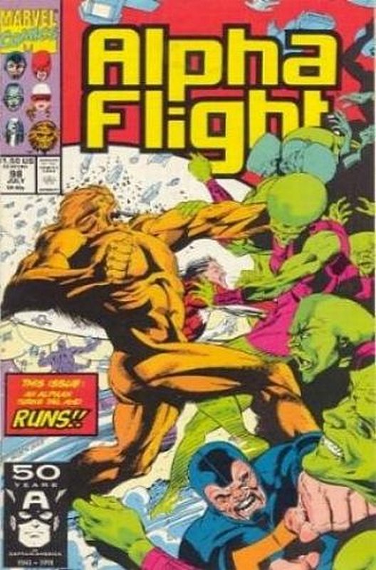 Cover of Alpha Flight (Vol 1) #98. One of 250,000 Vintage American Comics on sale from Krypton!