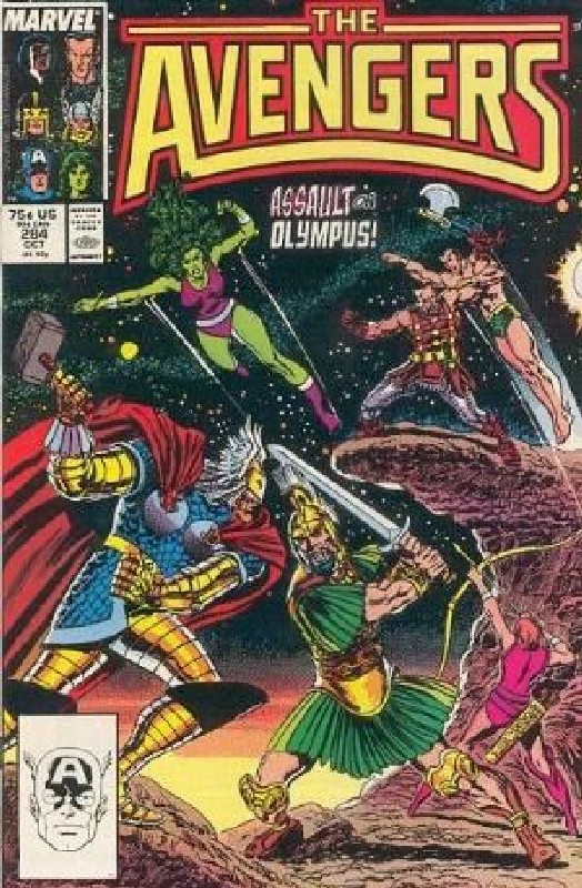 Cover of Avengers (Vol 1) #284. One of 250,000 Vintage American Comics on sale from Krypton!