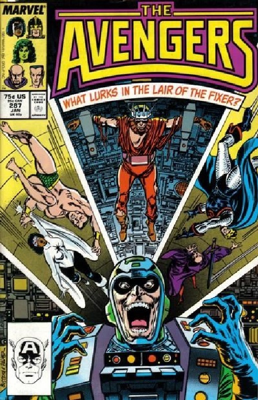 Cover of Avengers (Vol 1) #287. One of 250,000 Vintage American Comics on sale from Krypton!