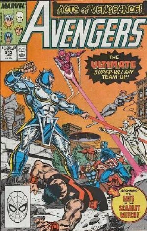 Cover of Avengers (Vol 1) #313. One of 250,000 Vintage American Comics on sale from Krypton!