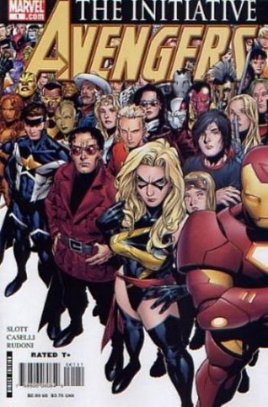 Cover of Avengers: Initiative (Vol 1) #1. One of 250,000 Vintage American Comics on sale from Krypton!