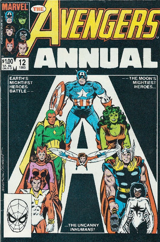 Cover of Avengers Annual (Vol 1) #12. One of 250,000 Vintage American Comics on sale from Krypton!