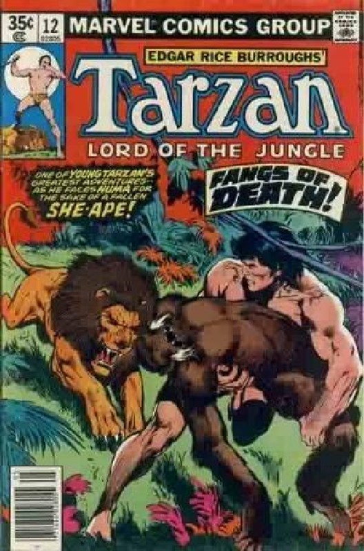 Cover of Tarzan Lord of the Jungle #12. One of 250,000 Vintage American Comics on sale from Krypton!