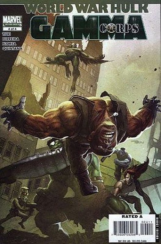 Cover of World War Hulk: Gamma Corps (2007 Ltd) #4. One of 250,000 Vintage American Comics on sale from Krypton!