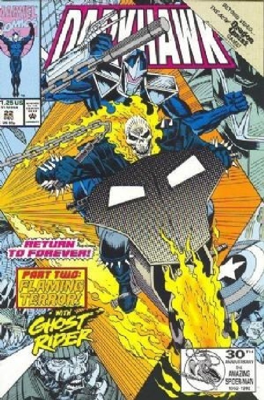 Cover of Darkhawk (Vol 1) #22. One of 250,000 Vintage American Comics on sale from Krypton!