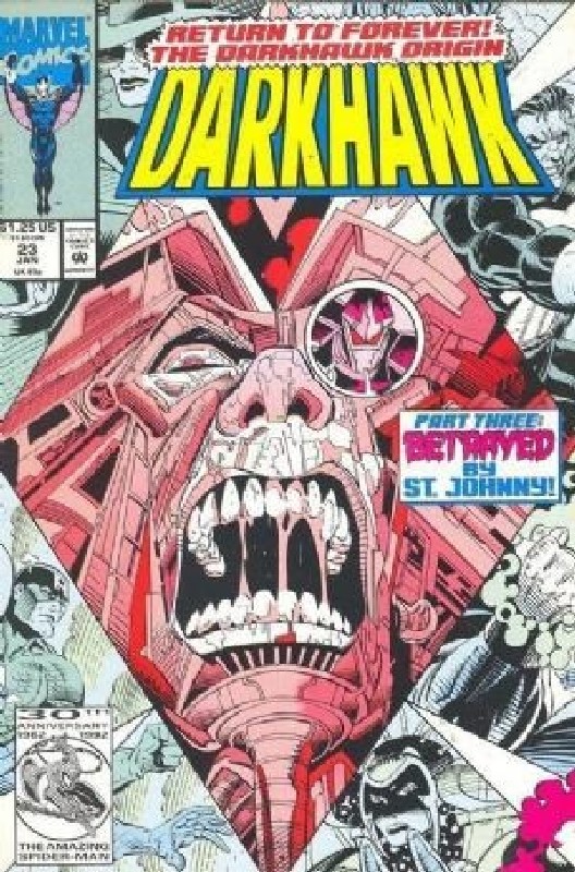 Cover of Darkhawk (Vol 1) #23. One of 250,000 Vintage American Comics on sale from Krypton!