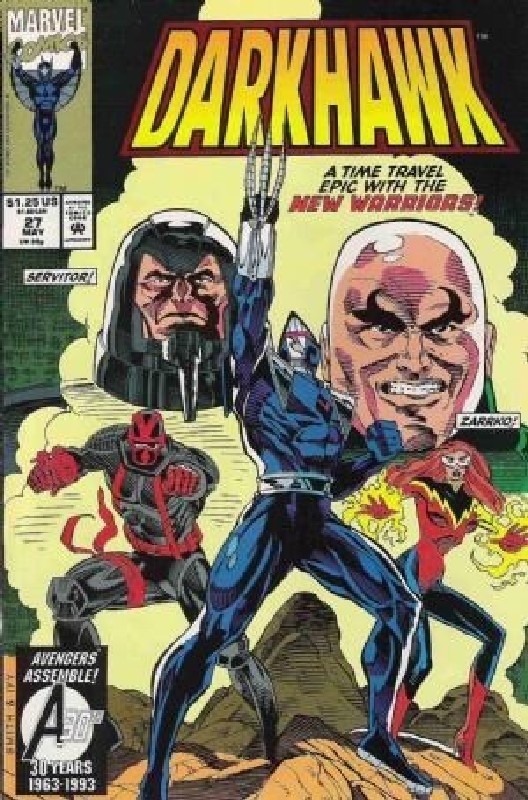 Cover of Darkhawk (Vol 1) #27. One of 250,000 Vintage American Comics on sale from Krypton!