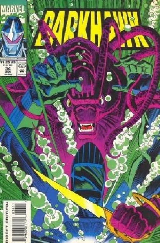 Cover of Darkhawk (Vol 1) #34. One of 250,000 Vintage American Comics on sale from Krypton!