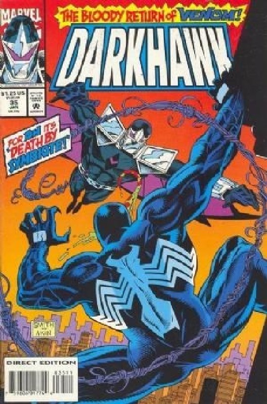 Cover of Darkhawk (Vol 1) #35. One of 250,000 Vintage American Comics on sale from Krypton!