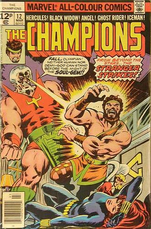 Cover of Champions (Vol 1) The #12. One of 250,000 Vintage American Comics on sale from Krypton!