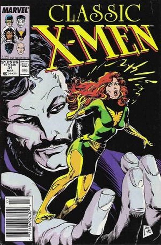 Cover of Classic X-Men #31. One of 250,000 Vintage American Comics on sale from Krypton!
