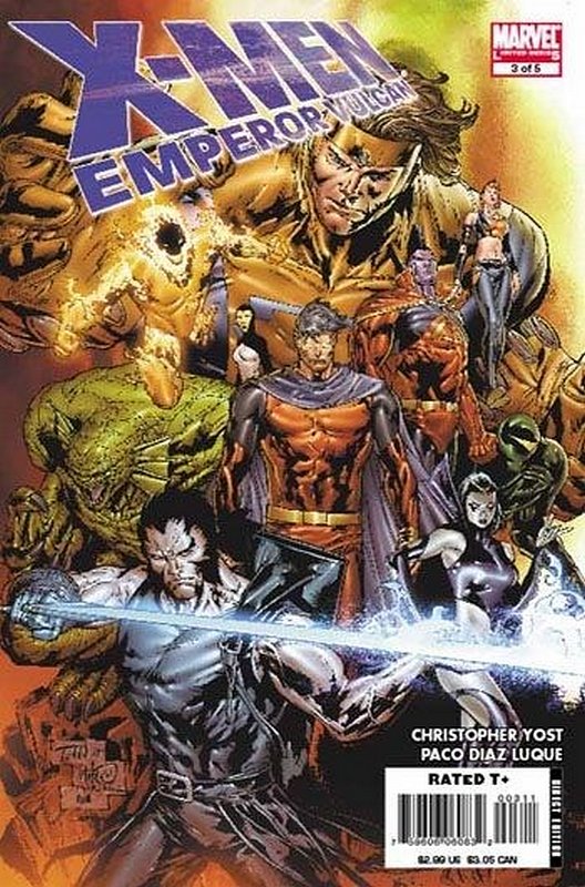 Cover of X-Men: Emperor Vulcan (2007 Ltd) #3. One of 250,000 Vintage American Comics on sale from Krypton!