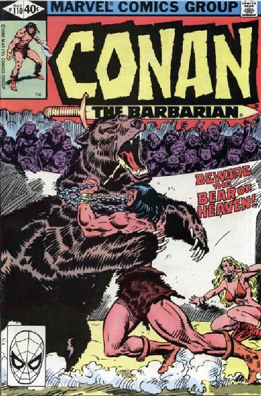 Cover of Conan the Barbarian (Vol 1) #110. One of 250,000 Vintage American Comics on sale from Krypton!