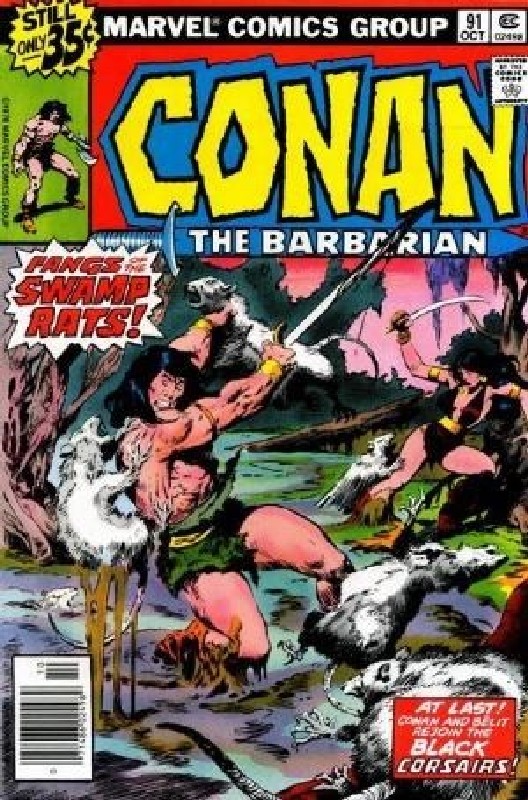 Cover of Conan the Barbarian (Vol 1) #91. One of 250,000 Vintage American Comics on sale from Krypton!