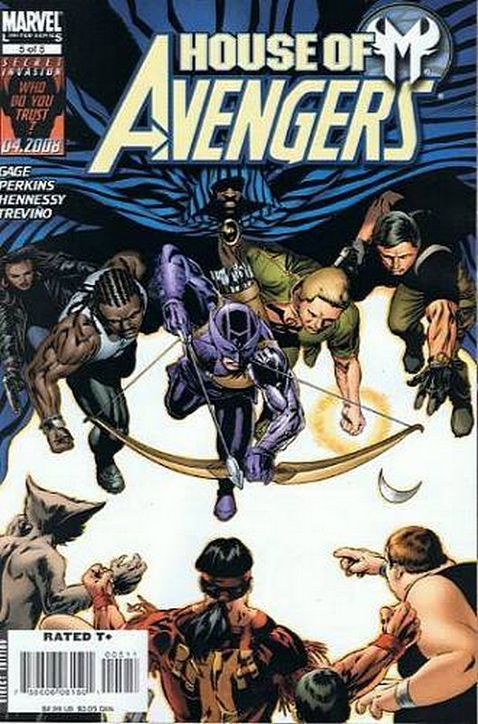 Cover of House of M: Avengers (2007 Ltd) #5. One of 250,000 Vintage American Comics on sale from Krypton!