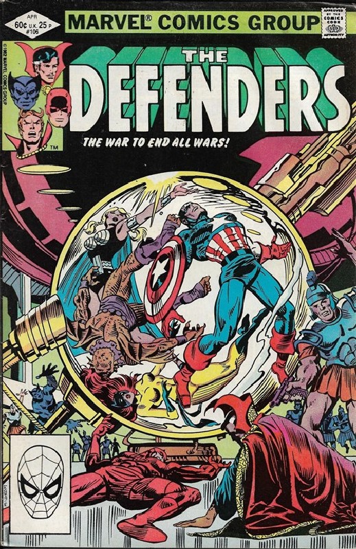 Cover of Defenders (Vol 1) #106. One of 250,000 Vintage American Comics on sale from Krypton!