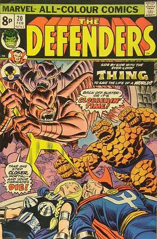Cover of Defenders (Vol 1) #20. One of 250,000 Vintage American Comics on sale from Krypton!