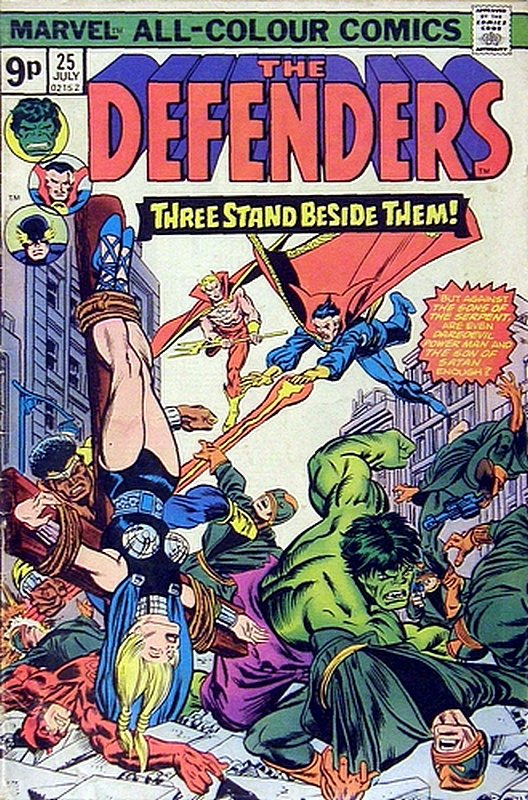 Cover of Defenders (Vol 1) #25. One of 250,000 Vintage American Comics on sale from Krypton!