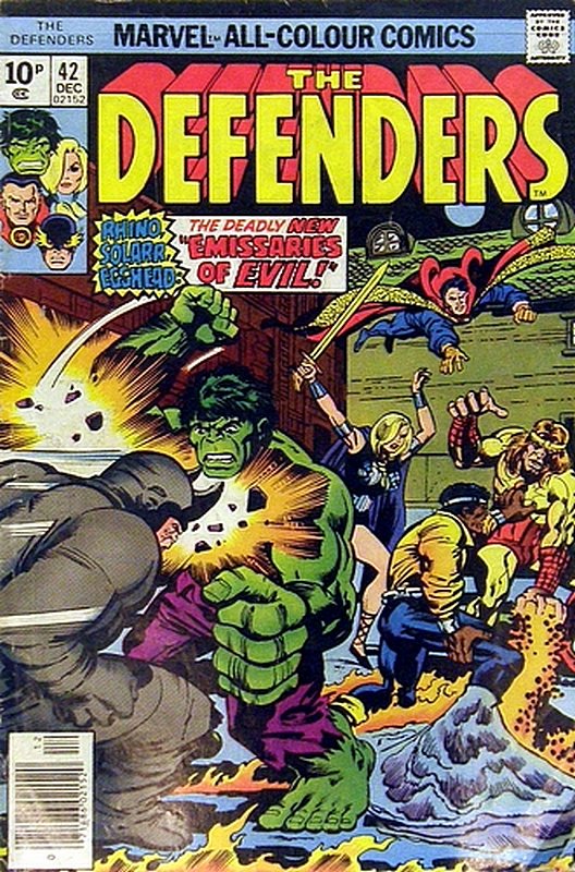 Cover of Defenders (Vol 1) #42. One of 250,000 Vintage American Comics on sale from Krypton!