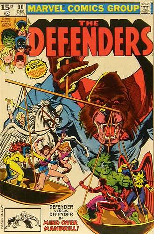 Cover of Defenders (Vol 1) #90. One of 250,000 Vintage American Comics on sale from Krypton!