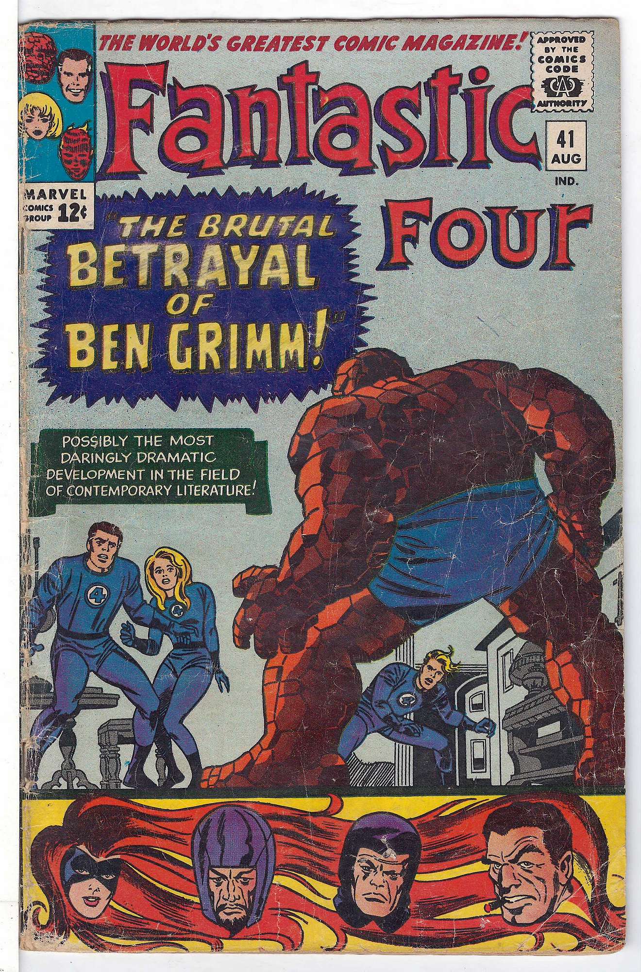 ACTUAL SCAN OF COMIC!<br> Cover of Fantastic Four (Vol 1) #41. One of 250,000 Vintage American Comics on sale from Krypton!