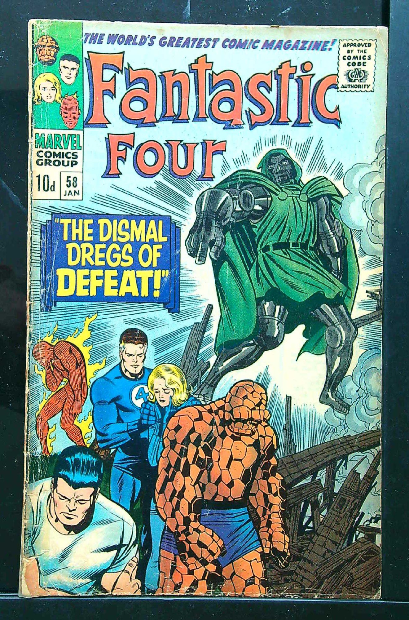 Cover of Fantastic Four (Vol 1) #58. One of 250,000 Vintage American Comics on sale from Krypton!