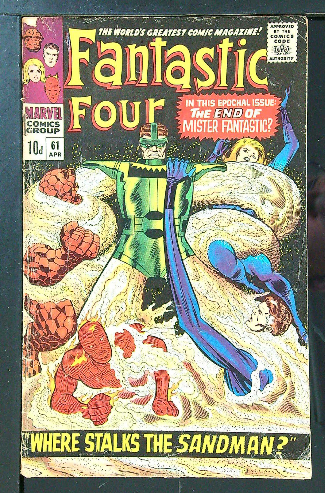 Cover of Fantastic Four (Vol 1) #61. One of 250,000 Vintage American Comics on sale from Krypton!