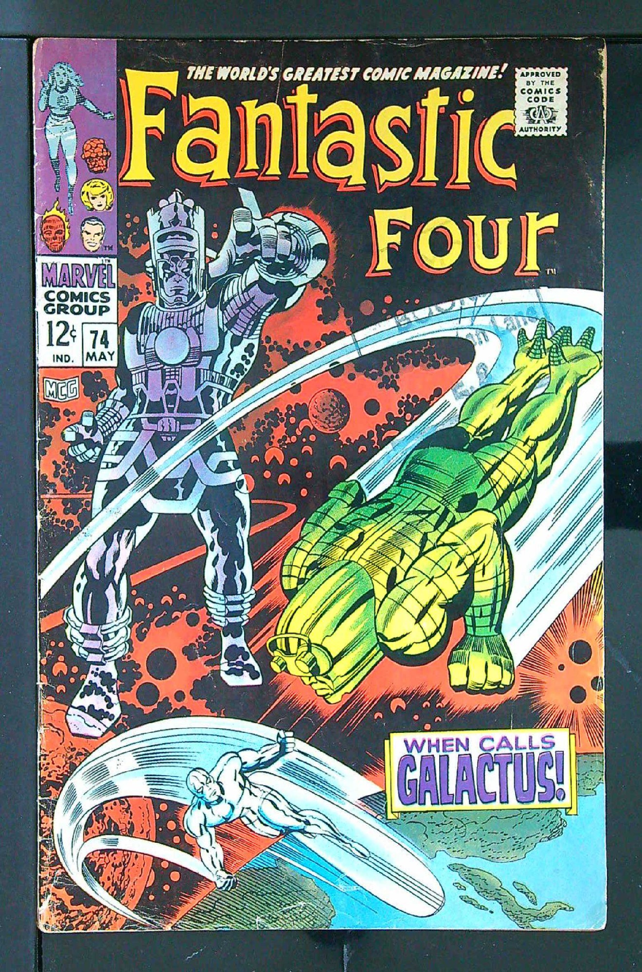 Cover of Fantastic Four (Vol 1) #74. One of 250,000 Vintage American Comics on sale from Krypton!