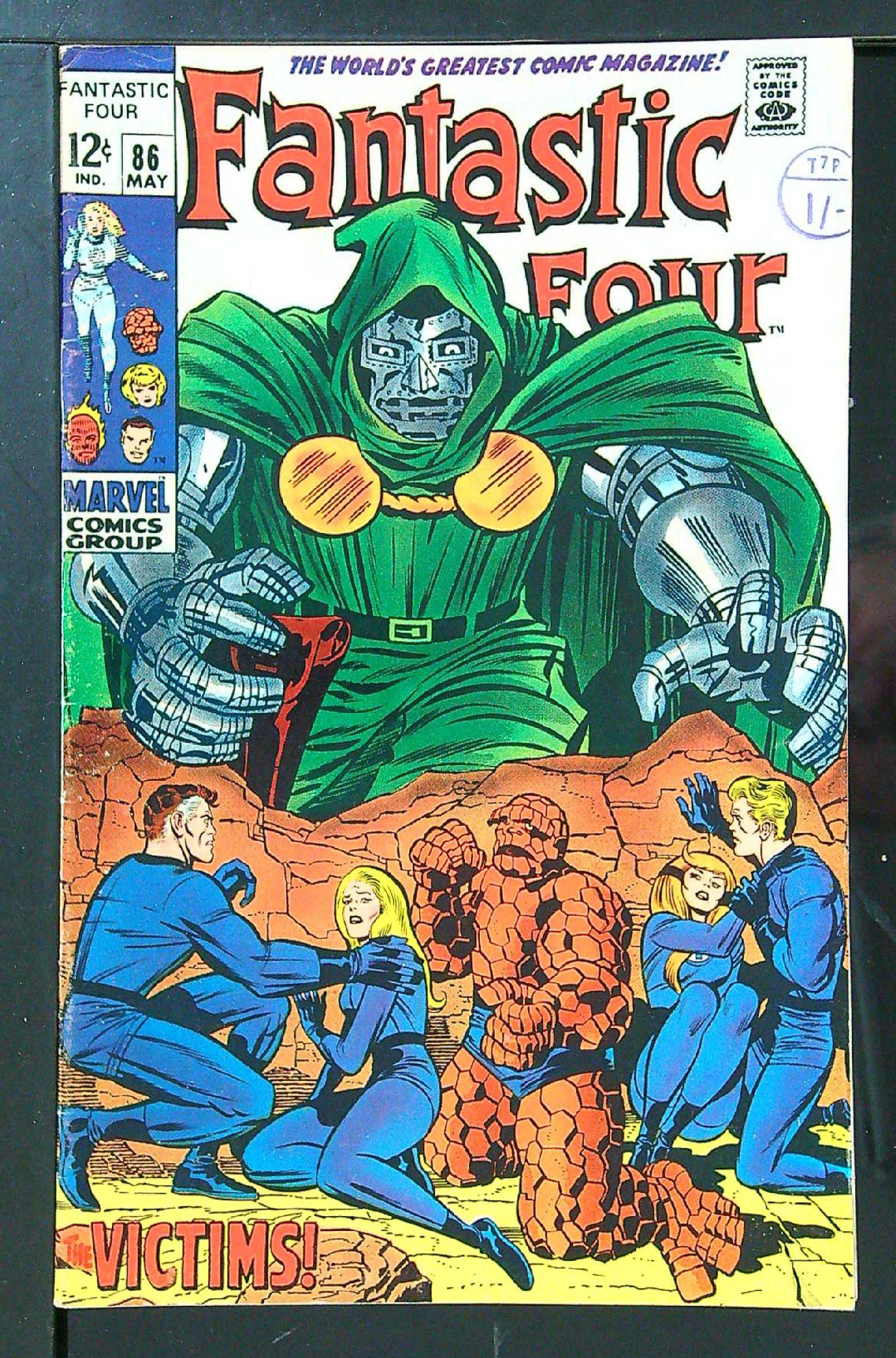 Cover of Fantastic Four (Vol 1) #86. One of 250,000 Vintage American Comics on sale from Krypton!