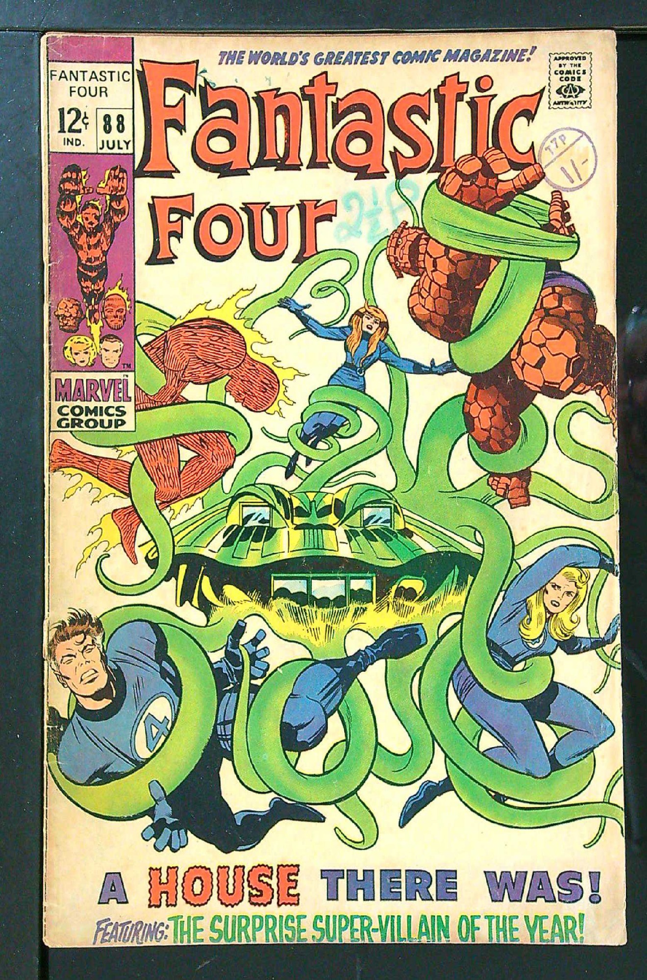 Cover of Fantastic Four (Vol 1) #88. One of 250,000 Vintage American Comics on sale from Krypton!