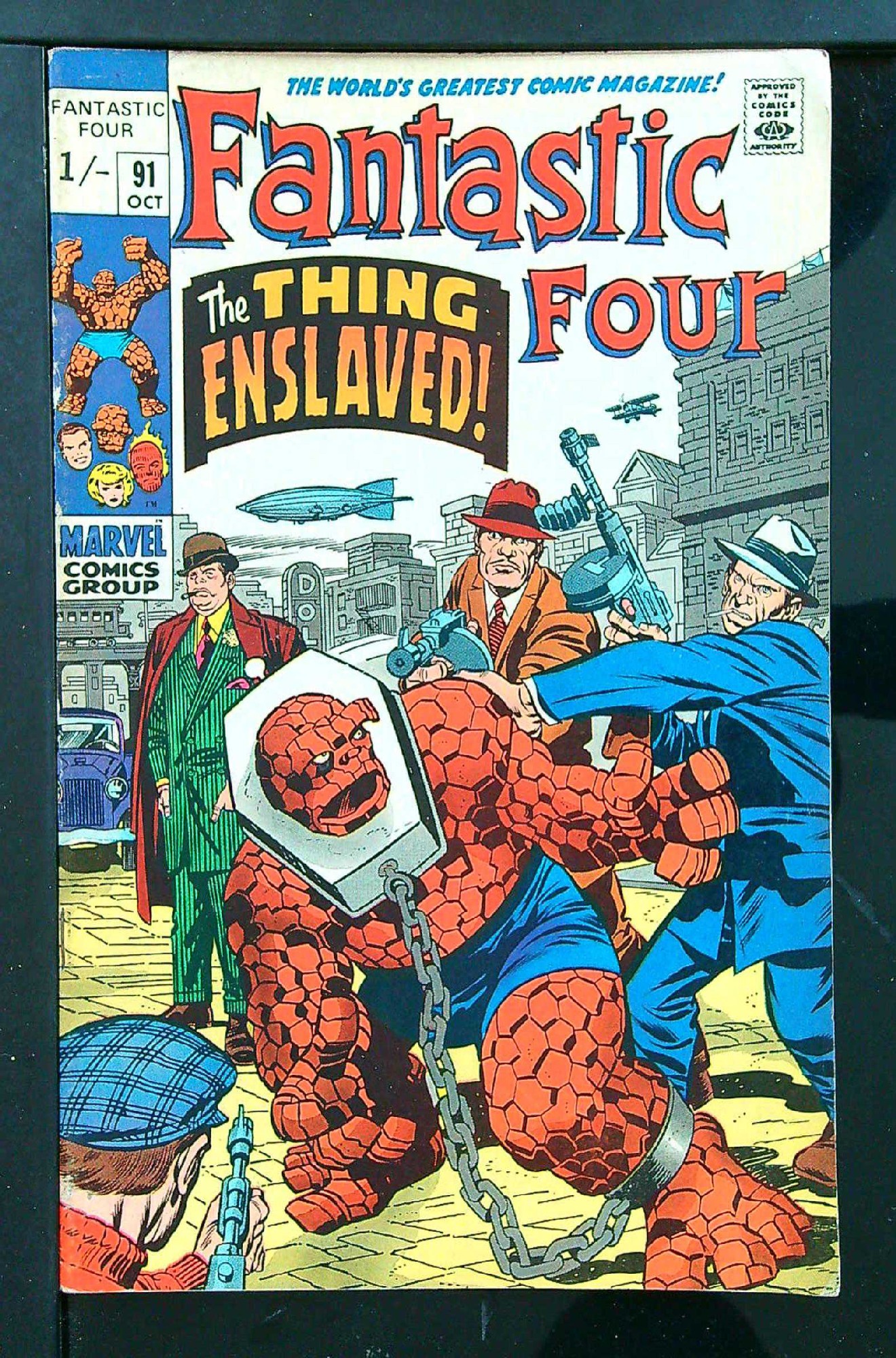 Cover of Fantastic Four (Vol 1) #91. One of 250,000 Vintage American Comics on sale from Krypton!