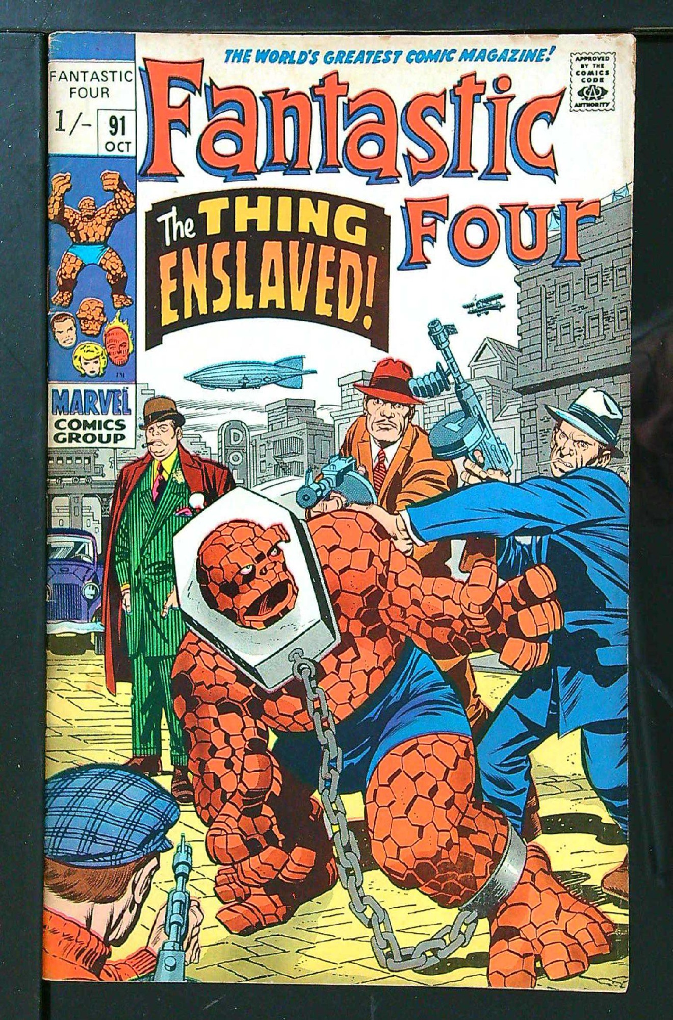 Cover of Fantastic Four (Vol 1) #91. One of 250,000 Vintage American Comics on sale from Krypton!