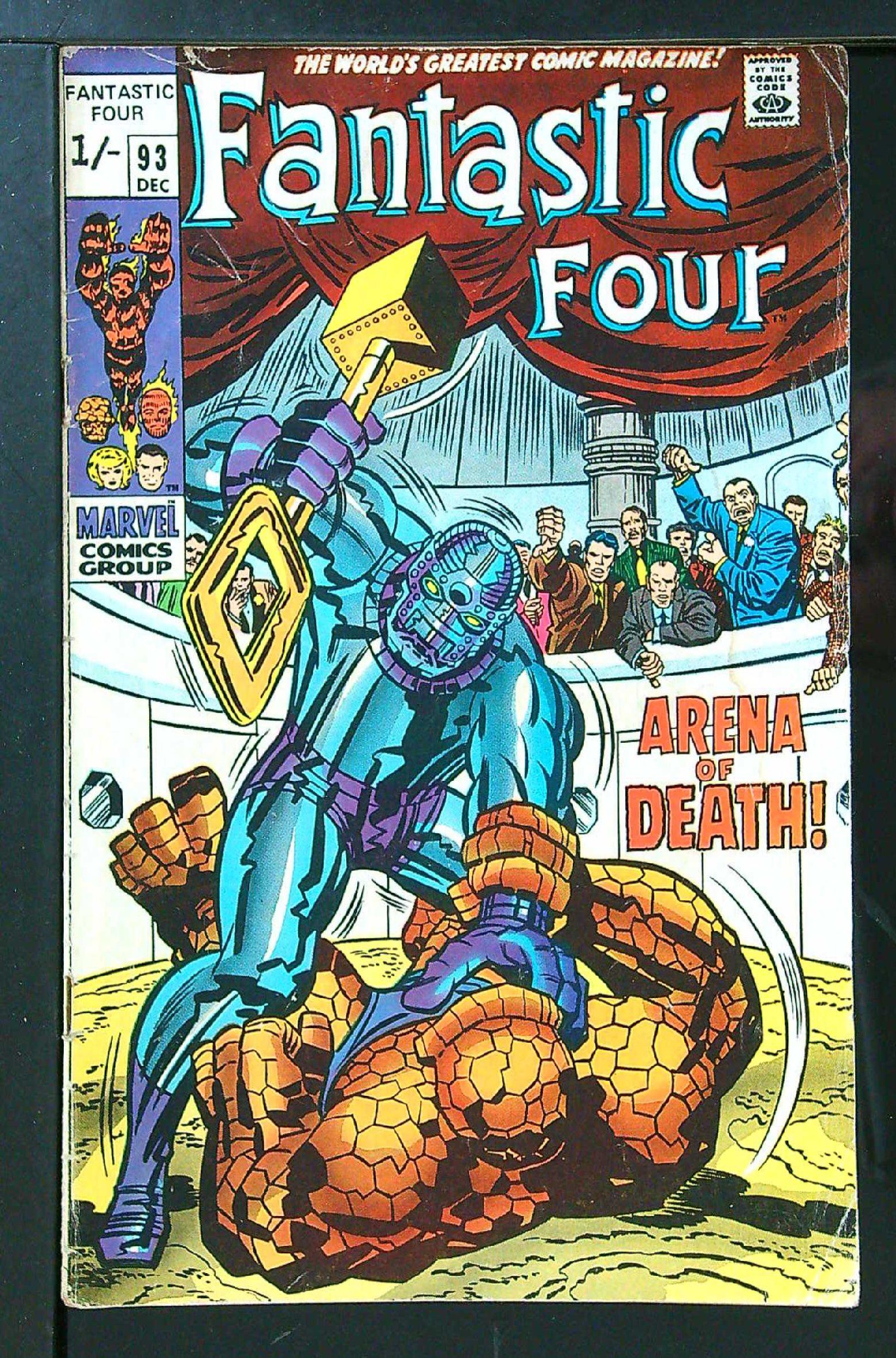 Cover of Fantastic Four (Vol 1) #93. One of 250,000 Vintage American Comics on sale from Krypton!